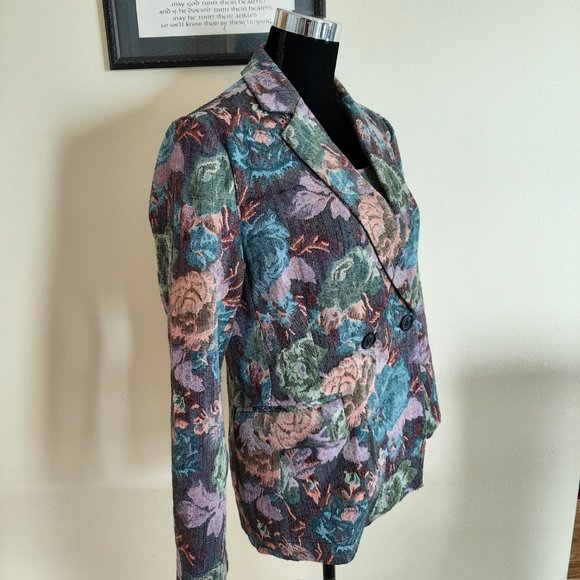 Emerald xo Ivy Lavender Brocade Jacket (jacket only) - Picture 4 of 10